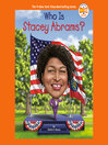 Cover image for Who Is Stacey Abrams?